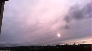 Olympia, Washington Sun Setting in Winter