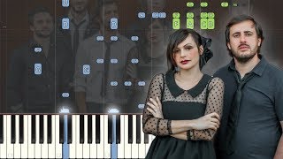Caravan Palace - April: Synthesia Piano Tutorial