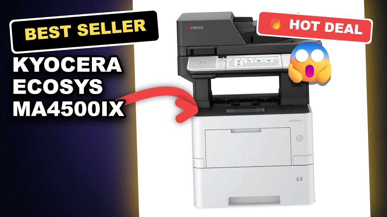 KYOCERA ECOSYS MA4500ix Multifunctional Laser Printer Review: Fast, Secure, and Reliable!