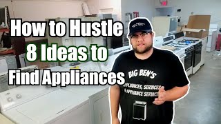 8 Ways to Find Appliances for a Flipping Side Hustle - How to Make Extra Money