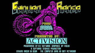 [Amstrad CPC] Enduro Racer - Longplay