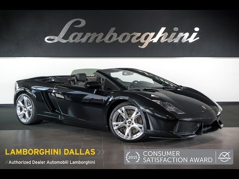 2010 Lamborghini Gallardo LP 560-4 Spyder Nero Serapis LC511