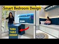 Bedroom Interior Design 10x10 | Bedroom Design Ideas for small rooms |Smart Study Table design ideas