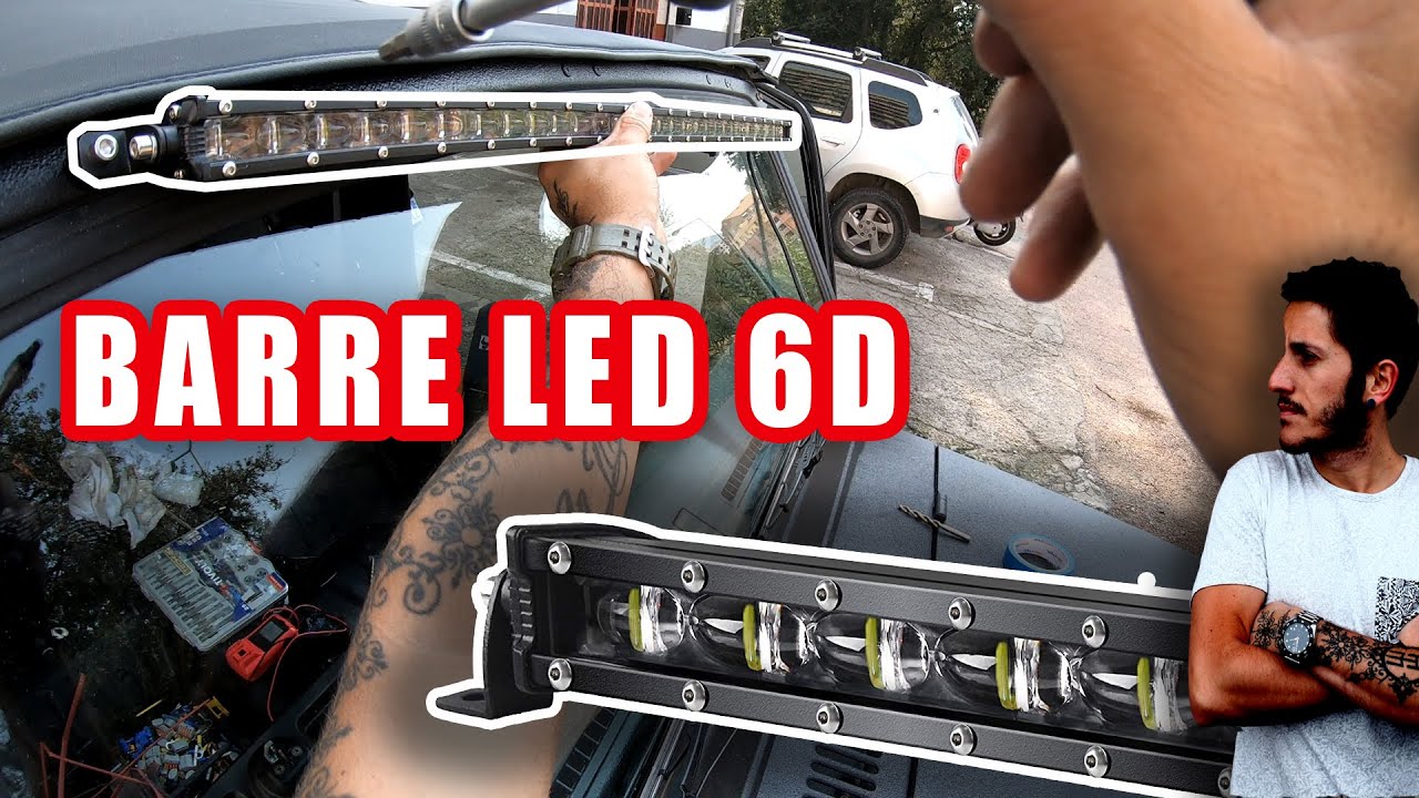 MONTAGE BARRE LED + RELAIS SUZUKI SAMURAI