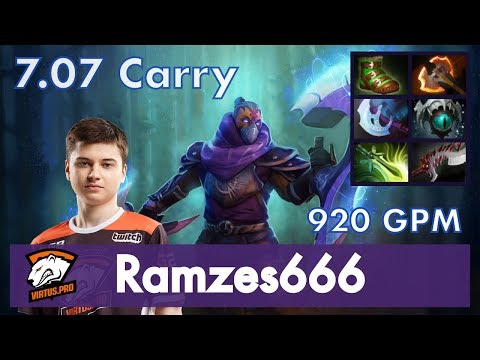 Ramzes666 Anti Mage Safelane | 920 GPM | 7.07 Update Patch Dota 2 Gameplay Pro MMR