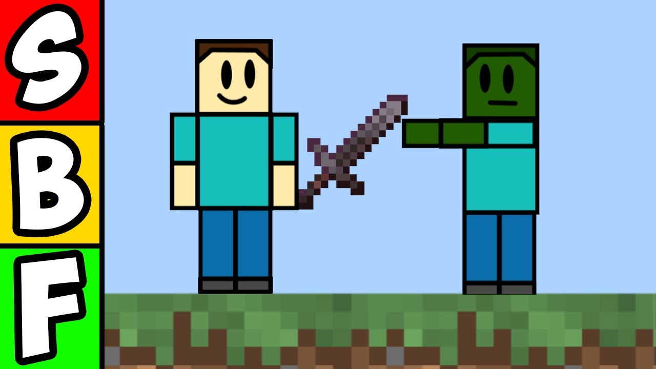 I Ranked THE BEST Minecraft Scratch Games