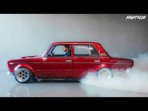 First Burnout of my Rotary Swapped Lada 2106