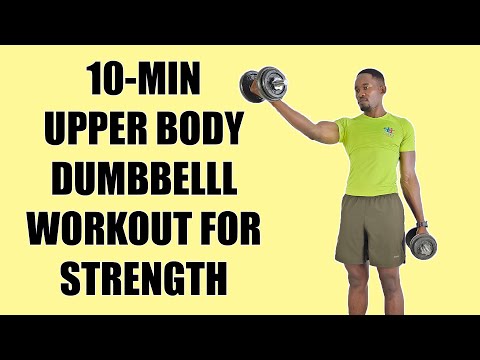 30 Minute Dumbbell Strength Training for Fat Loss Full Body Workout  250 Calories 