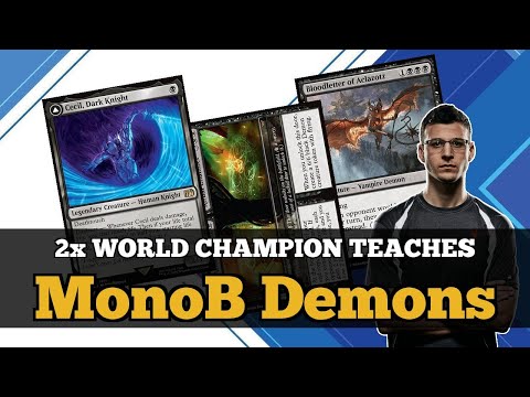 How To Play: MonoB Demons (Deck Tech & Gameplay)  | MonoB Demons | Standard Bo3 | MTG Arena