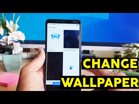 How to Change Wallpaper in Nokia 3.1 Plus - Home Screen Customization