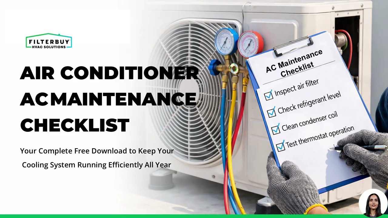 What HVAC Pros Check Every Season: Free AC Maintenance Checklist PDF & Excel