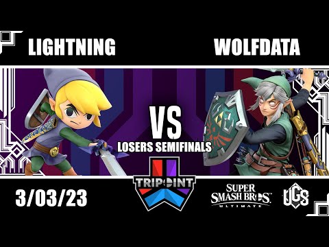 Tripoint Smash 5th Anni.  -  Losers Semifinals  -  Lightning(Toon Link) Vs. Wolfdata(Link)