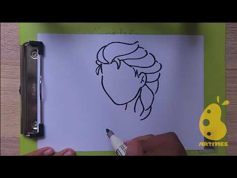 How to draw Queen Elsa ( Step by step ) - YouTube