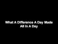 Ashley Roberts - All In A Day (Lyrics) 