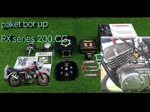Paket lengkap Wiseco ,paket bor up rx king extrame 200 cc ,#rxkingedan#rxkingextrame