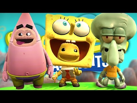 PLAY AS SPONGEBOB AND FRIENDS IN BIKINI BOTTOM !!! (Little Big Planet 3 Spongebob DLC)