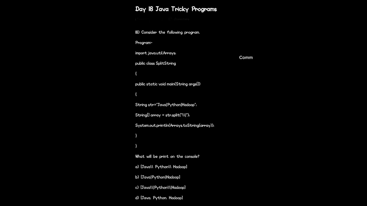 Java Tricky Programs Day-18 🔥 #hg #coding #codelife #javaprogramming #python #codeforlife #java