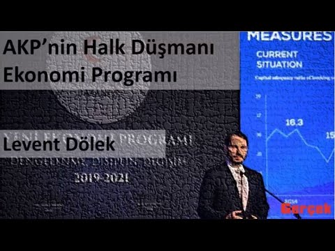 AKP'nin halk düşmanı ekonomi programı - Levent Dölek