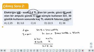 Eğitim Vadisi TYT Fizik 11.Föy Elektrik ve Manyetizma 1 (Elektrik Devreleri) Konu Anlatım Videoları