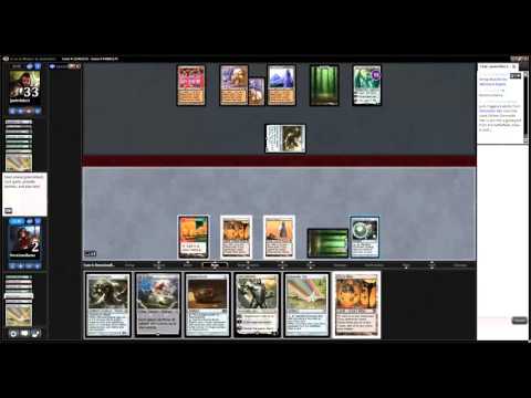 Mtg Magic Modern Red Green RG Tron vs Mono Green Tron  Match 3