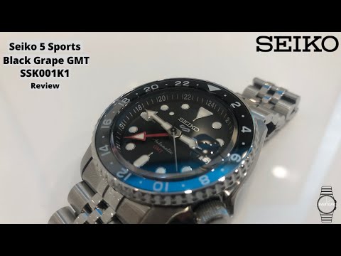 Seiko 5 Sports Black Grape GMT SSK001K1 | Review