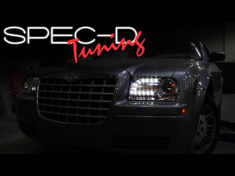 SPECDTUNING INSTALLATION VIDEO: 2005-2010 CHRYSLER 300 LED PROJECTOR HEADLIGHTS