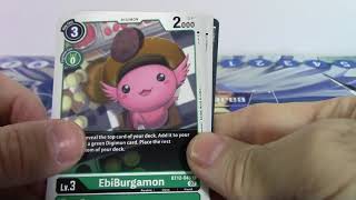 Digimon Across Time Trading Game Cards! TC Opens Four Packs!