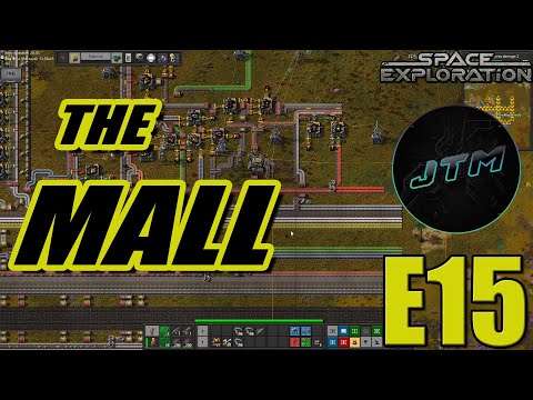 The Great Mall | Factorio: Space Exploration Mod | LETS PLAY - E15