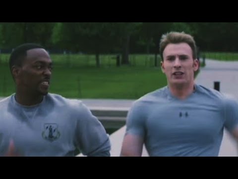 "On Your Left" Steve Rogers & Sam Wilson - Running Scene - Captain America: The Winter Soldier