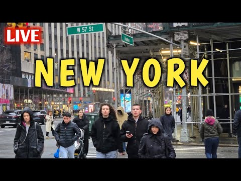 🌧 It's RAINING in New York City LIVE 🌧 IRL Livestream NYC Thursday, March 5, 2026