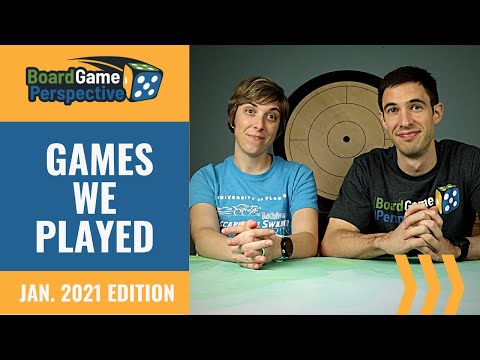 Games We Played In January 2021 | Board Game Perspective