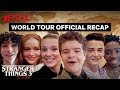 Stranger Things 3 Cast World Tour - Best Moments | Netflix