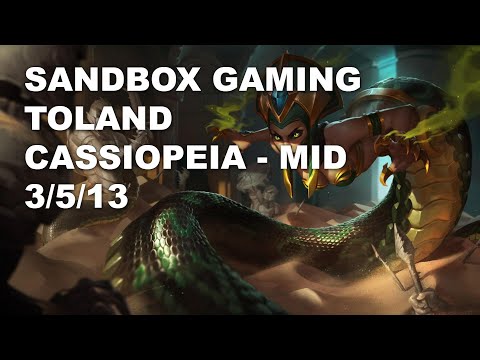 SANDBOX Gaming TolanD Mid Cassiopeia vs Syndra - KR Challenger Patch 10.8