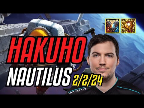 HAKUHO - NAUTILUS vs SENNA SUPPORT - NA CHALLENGER - PATCH 11.7