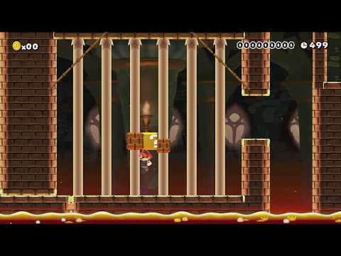 ●Super Ouoyupot Bros 2-8● Castle by Marcelo ~ World Record! - Super Mario Maker - No Commentary 1bm