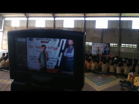 Mr. addison winger from america bersama santri al anwar