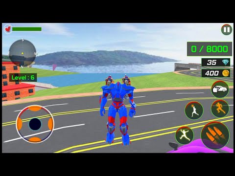 Helicopter Robot Car Games - Android Gameplay #3