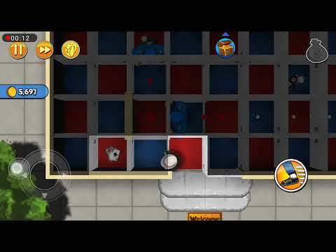Robbery Bob chapter 8 level 5  Perfect walkthrough । Three stars