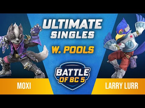moxi (Wolf) vs Larry Lurr (Falco) - Ultimate Singles Losers Top 64 - Battle of BC 5