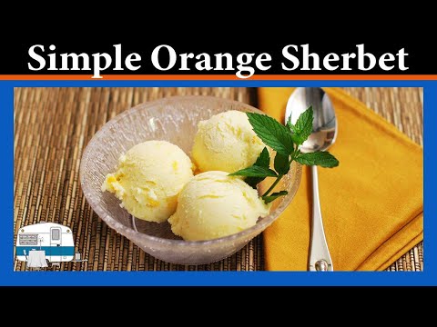 How to make Orange Sherbet