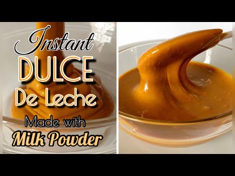 Instant Dulce De Leche Made With Milk Powder Recipe
