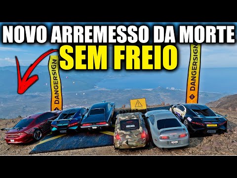 NOVO ARREMESSO DO PENHASCO SEM FREIO - FORZA HORIZON 5 GAMEPLAY