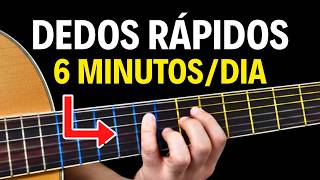 Solta os dedos TÃO RÁPIDO que parece ILEGAL: Melhor exercício para Violão