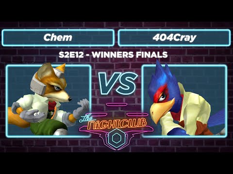 The Nightclub S2E12: Chem (Fox) vs 404Cray (Falco) - Winners Finals SSBM