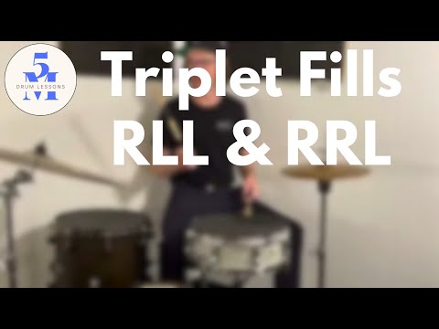 Triplet Fills with RLL and RRL Drum Lesson