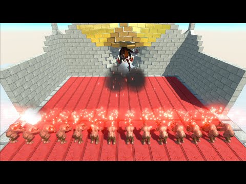 OGRE LORD ARMY HAMMER EXPLOSION - Animal Revolt Battle Simulator