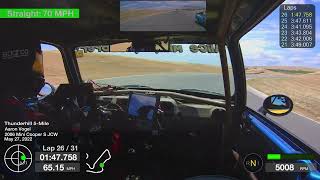 24 Hours of LeMons - Thunderhill 2022 - Aaron Best Lap - 3:37