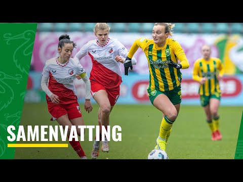 Samenvatting ADO Den Haag VR - FC Utrecht VR 0-2 (19-01-2025)