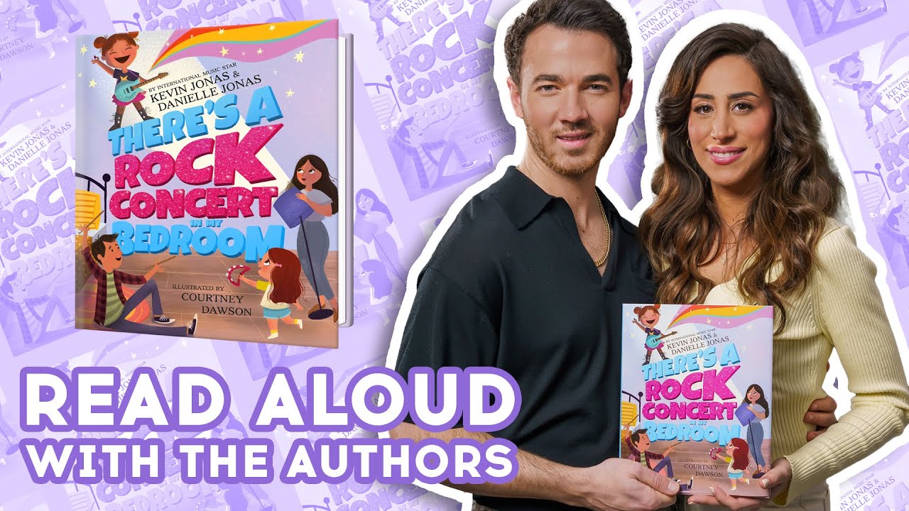There's a Rock Concert in My Bedroom - Read Aloud with Kevin and Danielle Jonas | Brightly Storytime thumnail