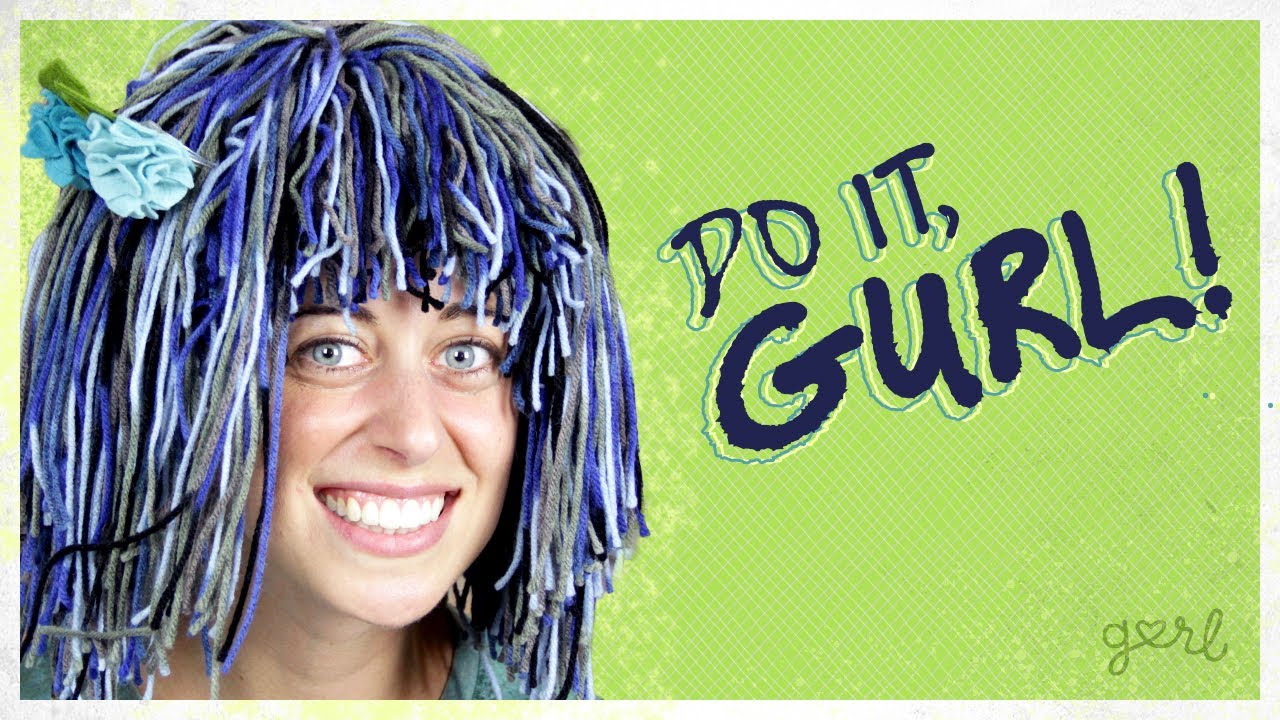 DIY Yarn Wig For Halloween! - Do It, Gurl